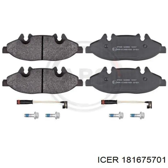 Купить 181675701 Icer Колодки тормозные