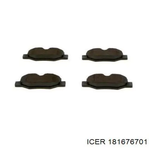 Колодки дисковые  Icer 181676701 цена, от 24.73 USD