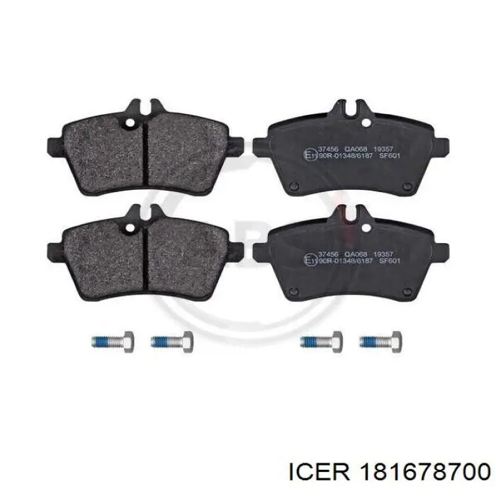 181678700 Icer Колодки передние
