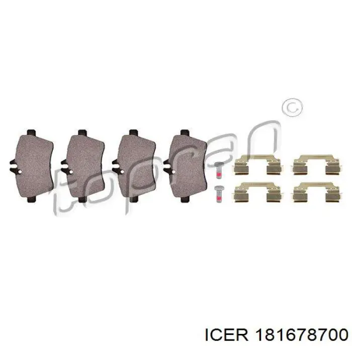 Колодки Icer 181678700 цена, от 26.23 USD