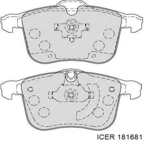 Колодки Icer 181681 цена, от 32.93 USD