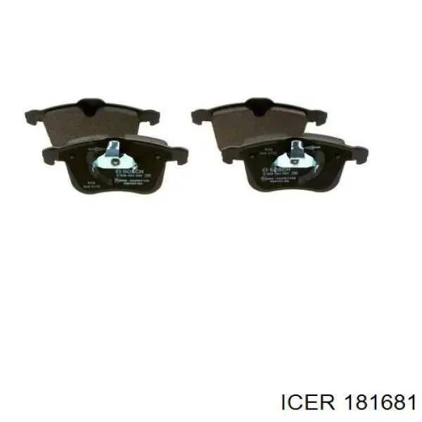 Купить 181681 Icer Колодки тормозные