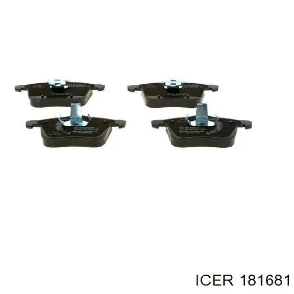 Передние тормозные колодки 181681 Icer