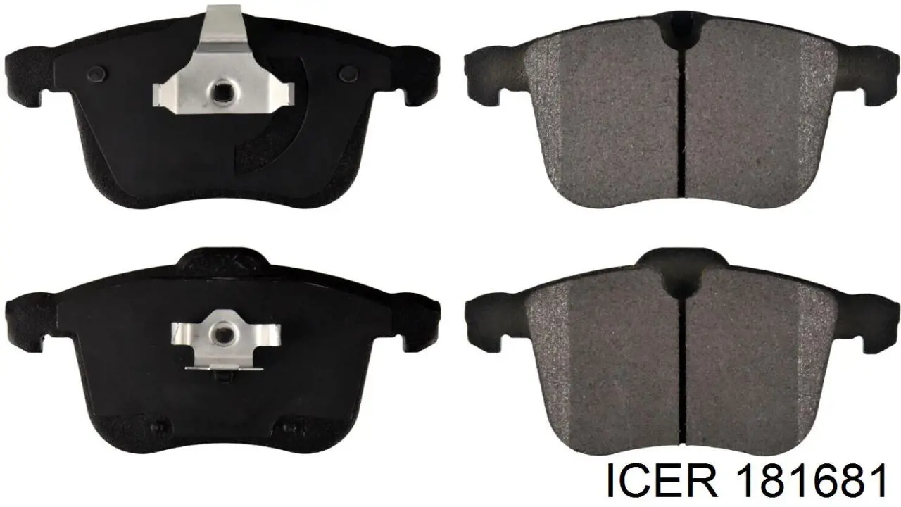 Тормозные колодки Icer 181681