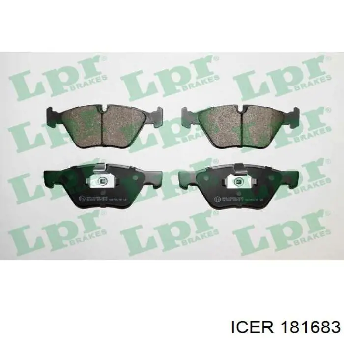 Купить 181683 Icer Колодки тормозные