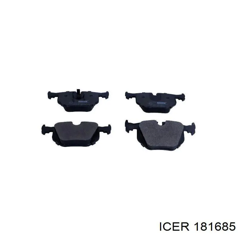 Колодки дисковые  Icer 181685 цена, от 26.87 USD