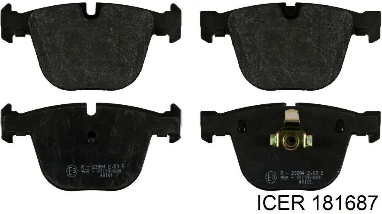 Колодки дисковые  Icer 181687 цена, от 36.23 USD
