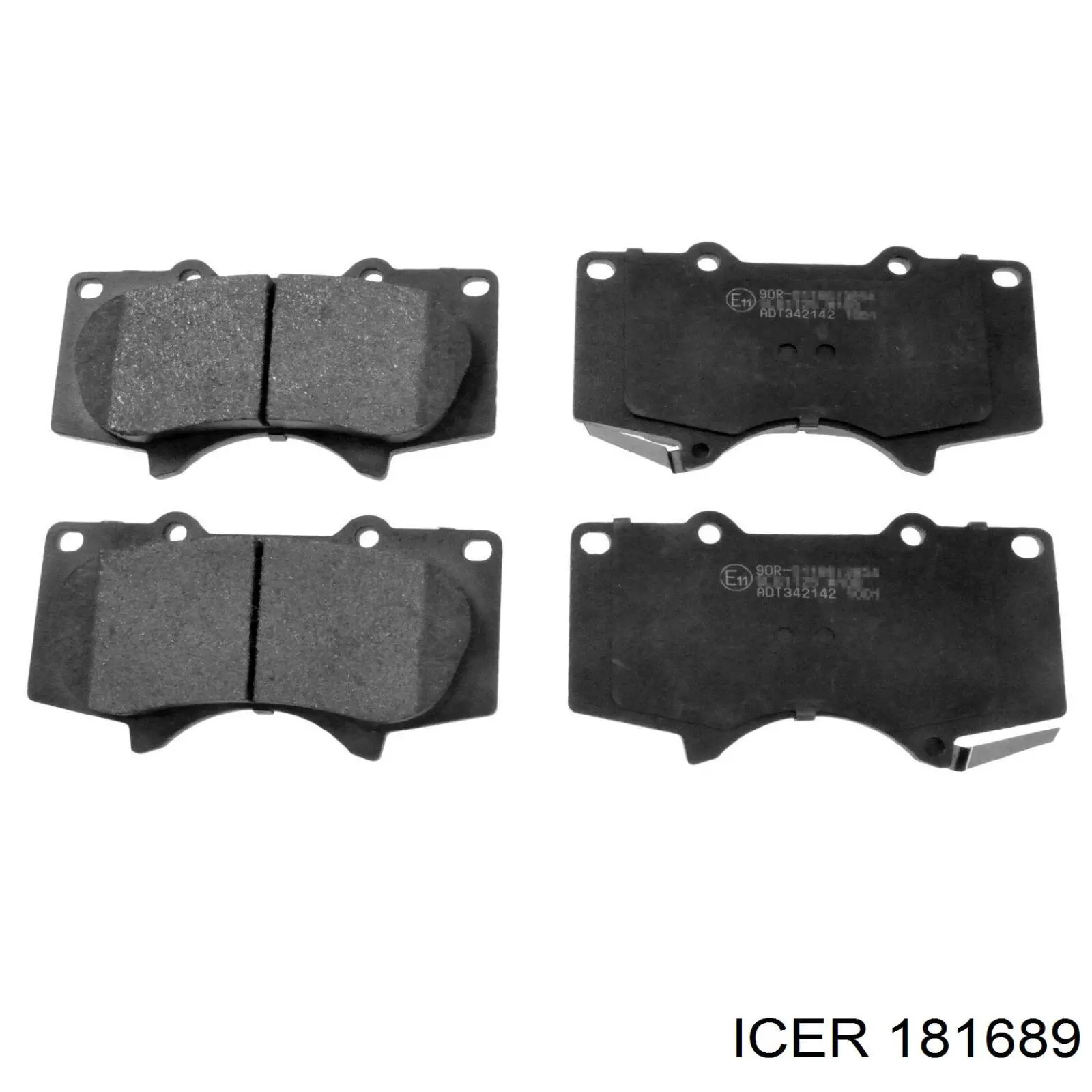 181689 Icer Колодки передние