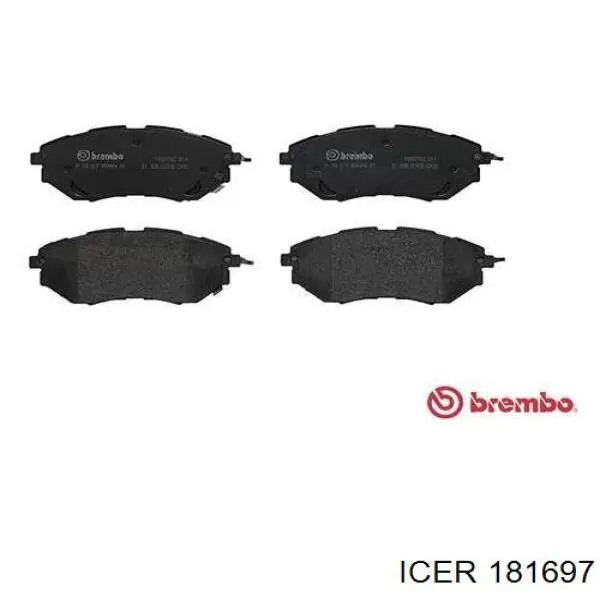 Купить 181697 Icer Колодки тормозные