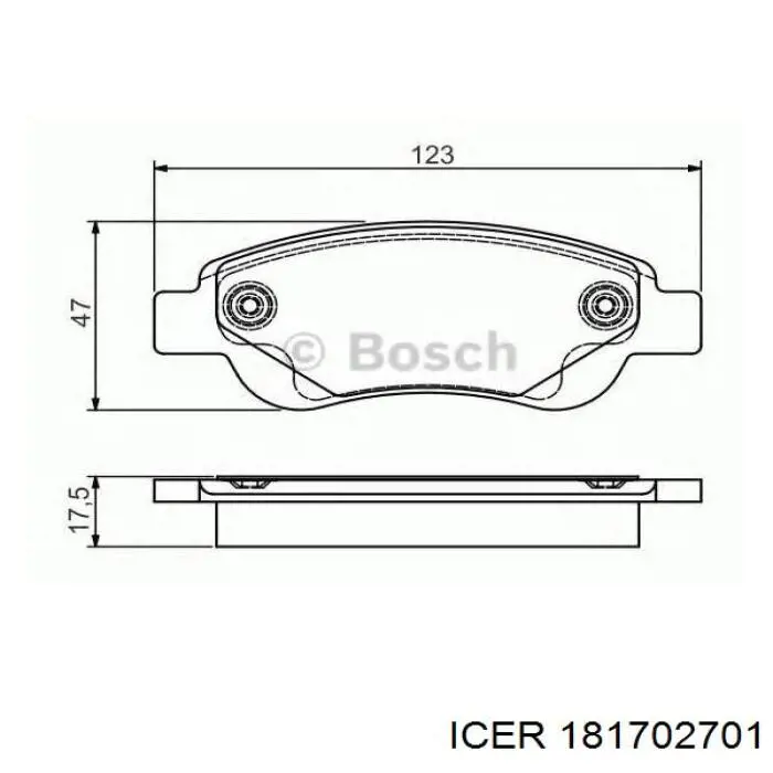 Колодки Icer 181702701 цена, от 20.56 USD