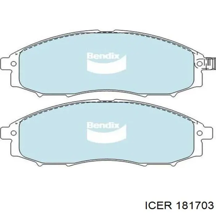 181703 Icer Колодки передние