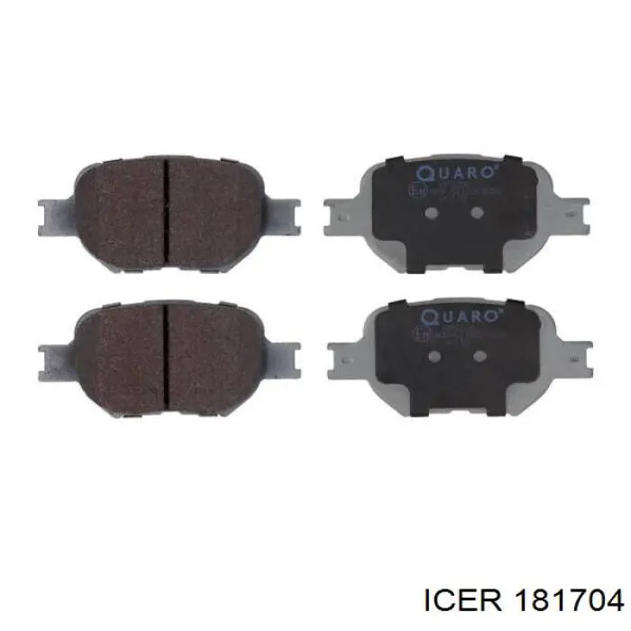 Купить 181704 Icer Колодки тормозные