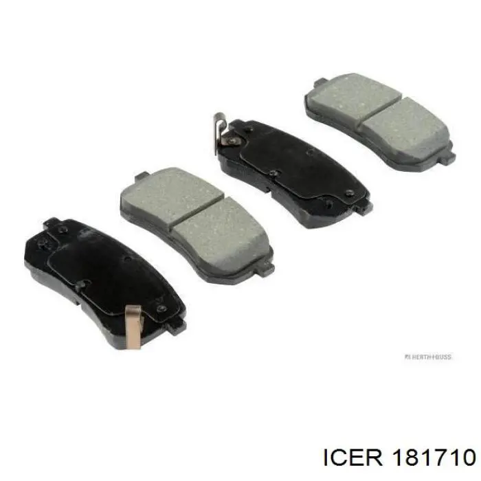 Купить 181710 Icer Колодки тормозные задние, дисковые