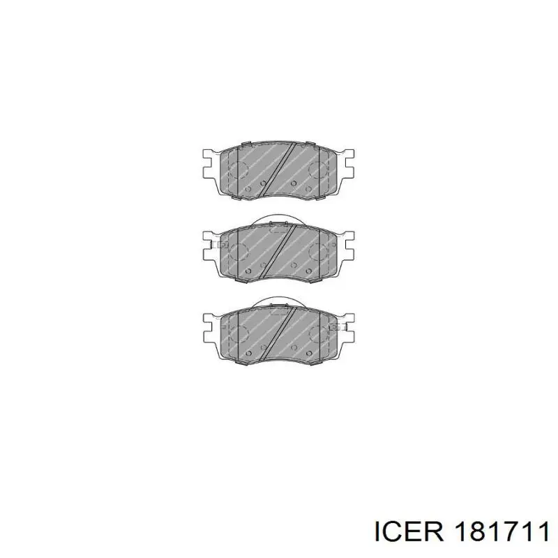 Колодки Icer 181711 цена, от 14.81 USD