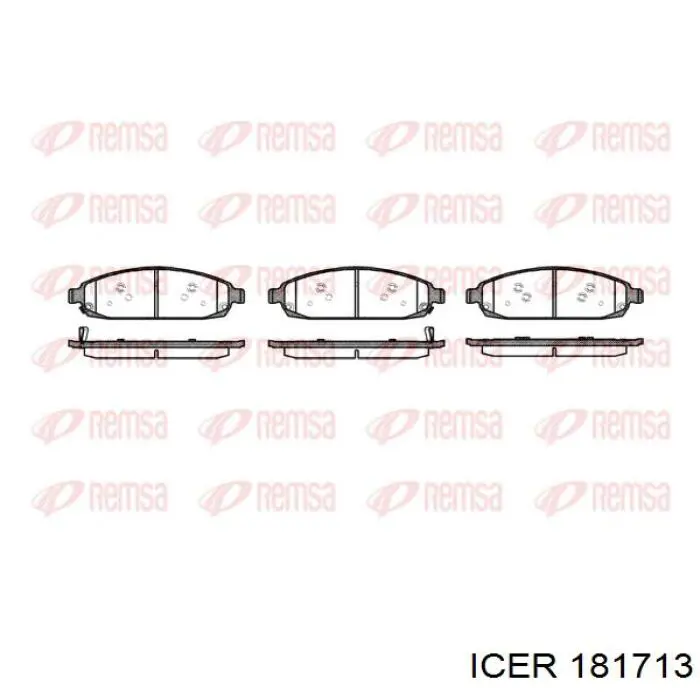 Колодки Icer 181713 цена, от 32.48 USD