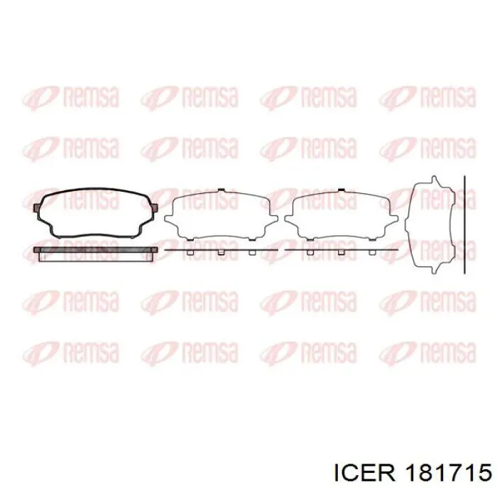 Колодки Icer 181715 цена, от 25.51 USD