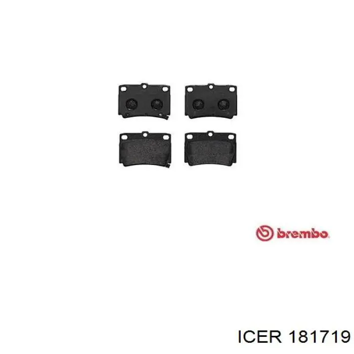 Колодки дисковые  Icer 181719 цена, от 20.76 USD