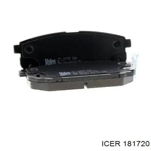 Задние тормозные колодки 181720 Icer