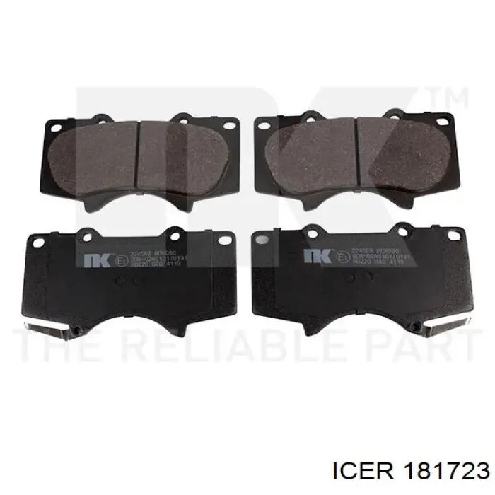Купить 181723 Icer Колодки тормозные