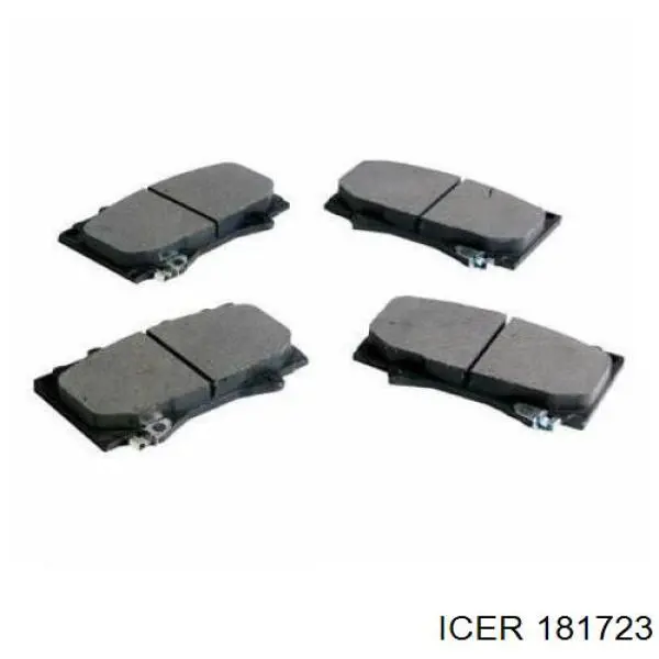 Передние тормозные колодки 181723 Icer