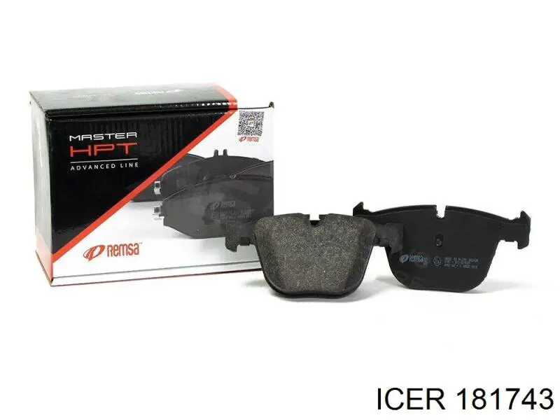 Задние тормозные колодки 181743 Icer