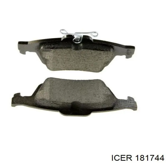 181744 Icer Колодки тормозные дисковые комплект