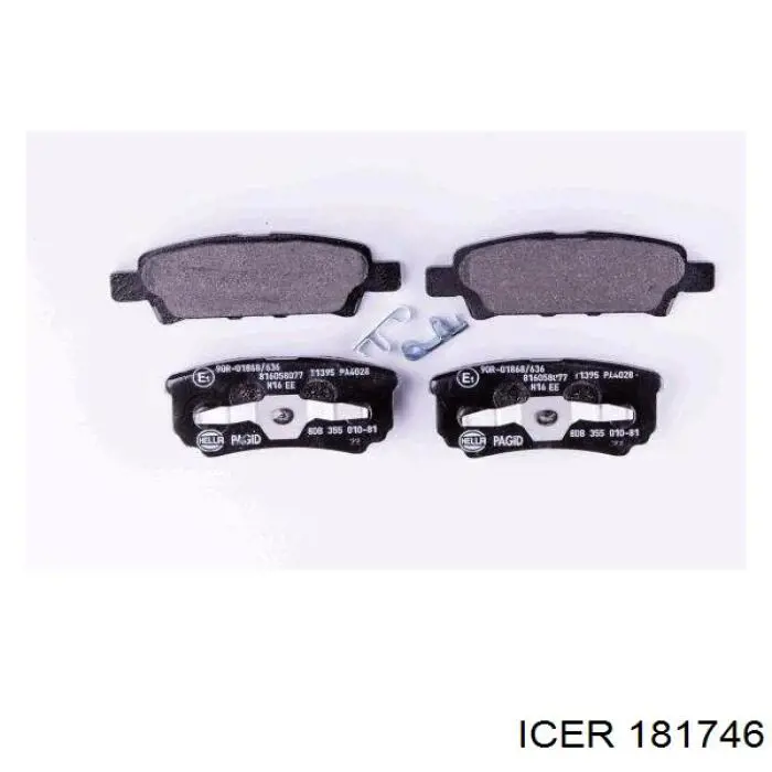 Колодки дисковые  Icer 181746 цена, от 18.36 USD