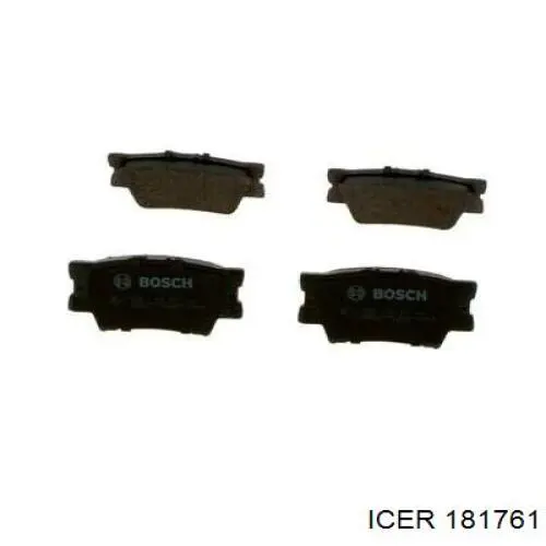 Колодки дисковые  Icer 181761 цена, от 18.36 USD