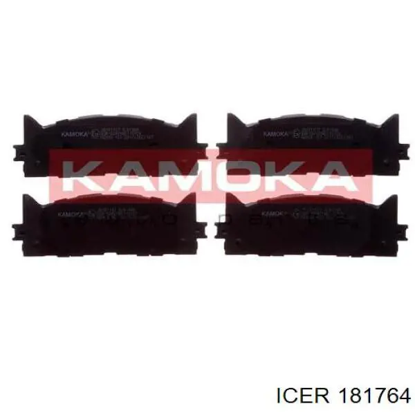 Передние тормозные колодки 181764 Icer