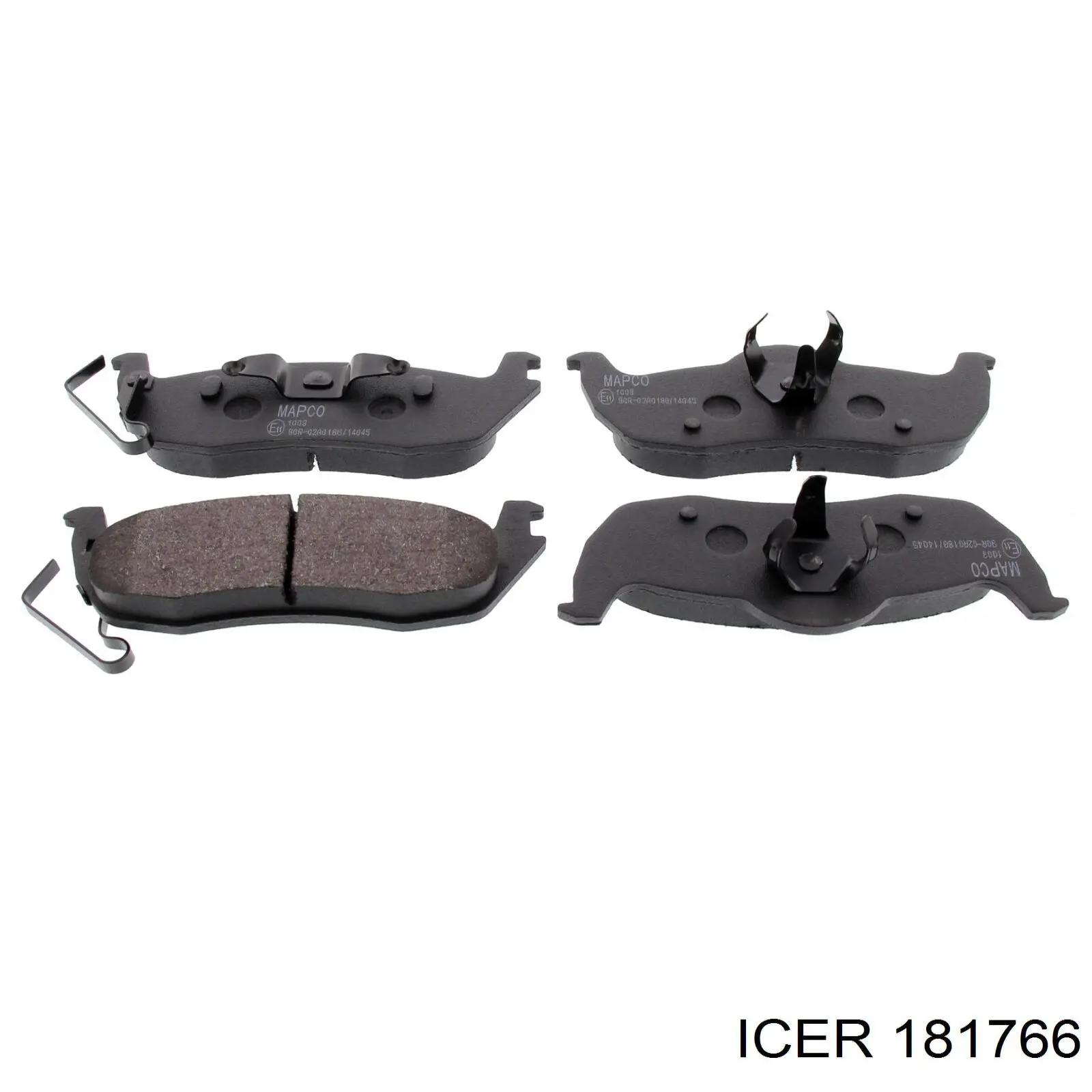 Колодки дисковые  Icer 181766 цена, от 31.00 USD