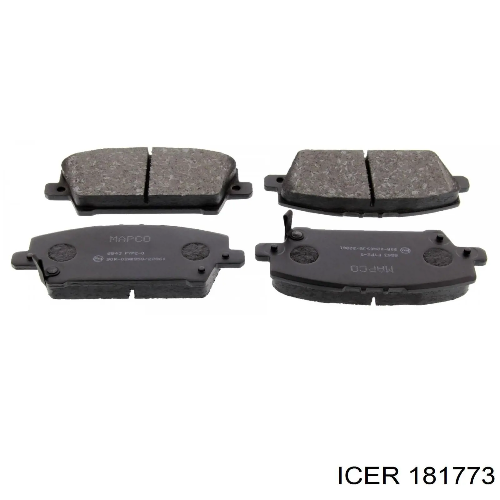 181773 Icer Колодки передние