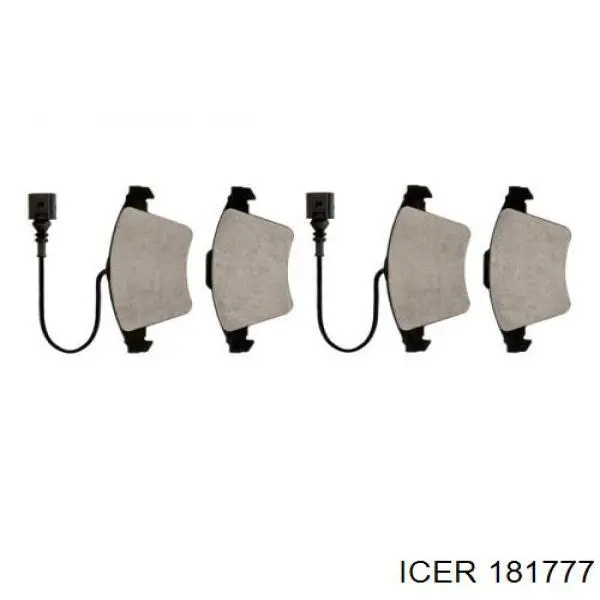 Колодки Icer 181777 цена, от 36.44 USD