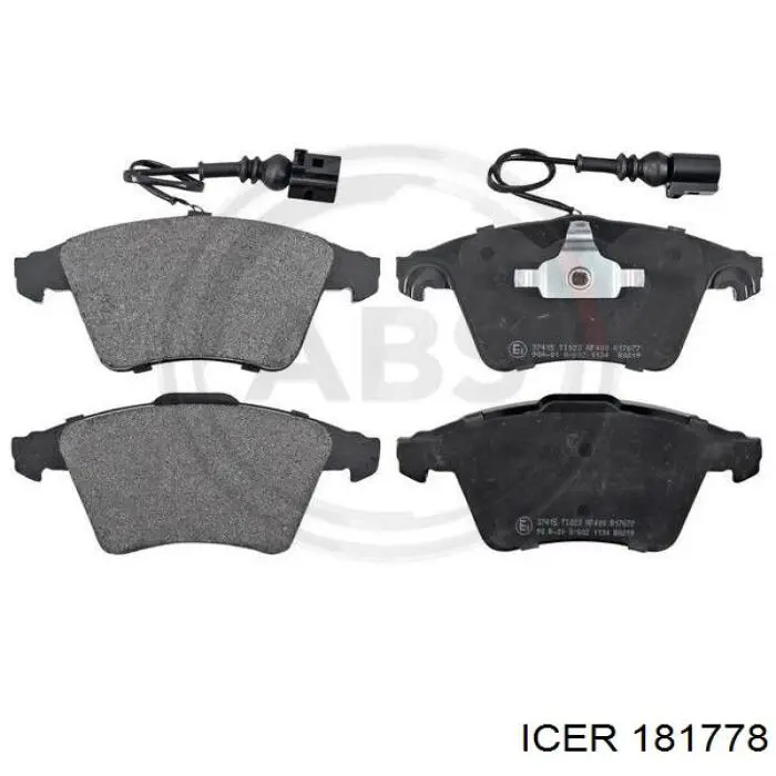 181778 Icer Колодки передние
