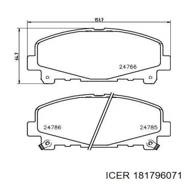 Колодки Icer 181796071 цена, от 35.84 USD