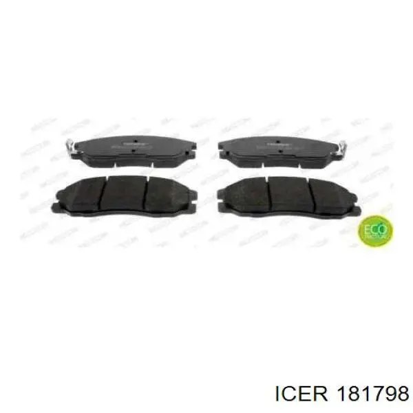 Купить 181798 Icer Колодки тормозные