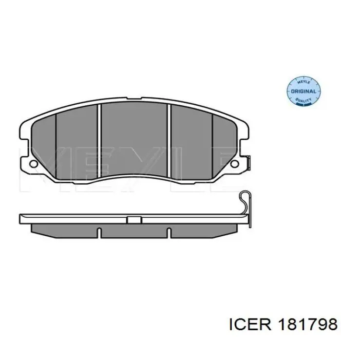 181798 Icer Колодки передние