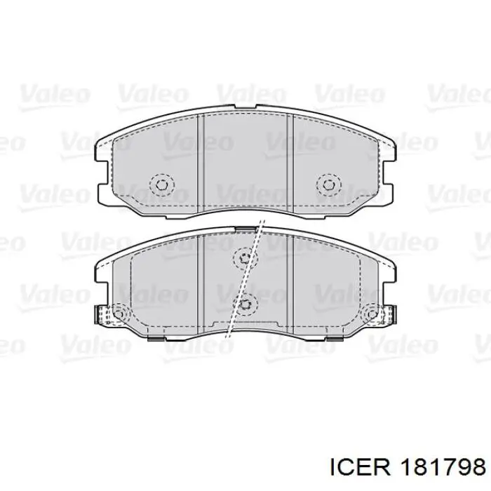 Колодки Icer 181798 цена, от 30.90 USD