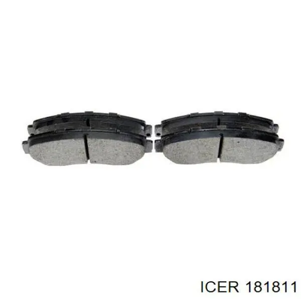Передние тормозные колодки 181811 Icer