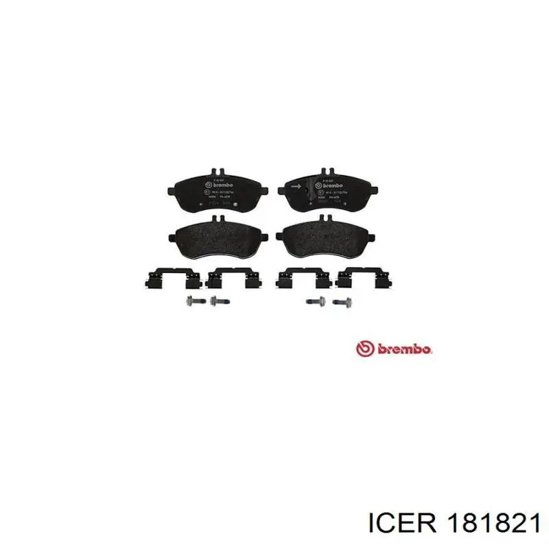 Купить 181821 Icer Колодки тормозные