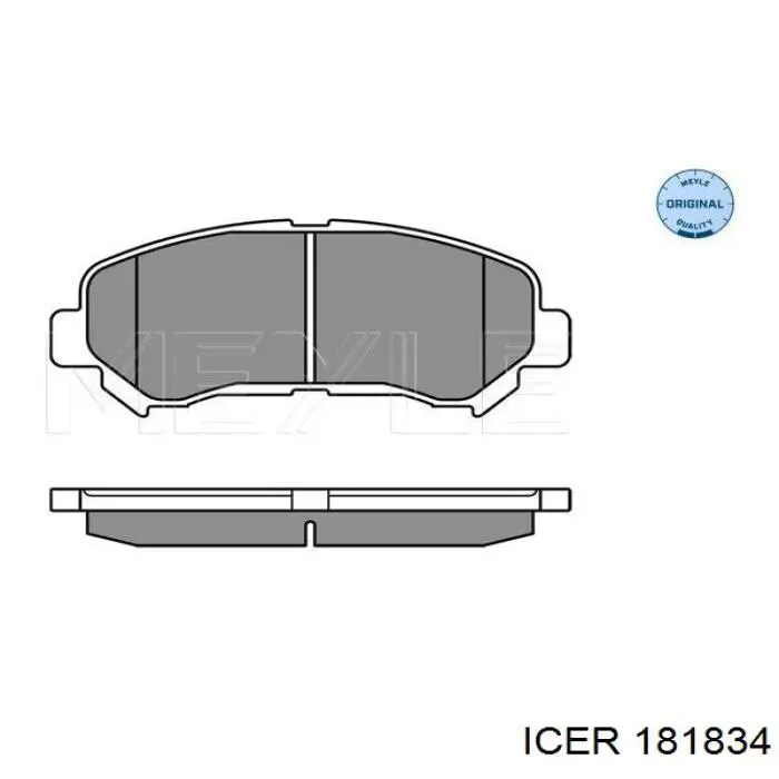 Колодки Icer 181834 цена, от 26.07 USD