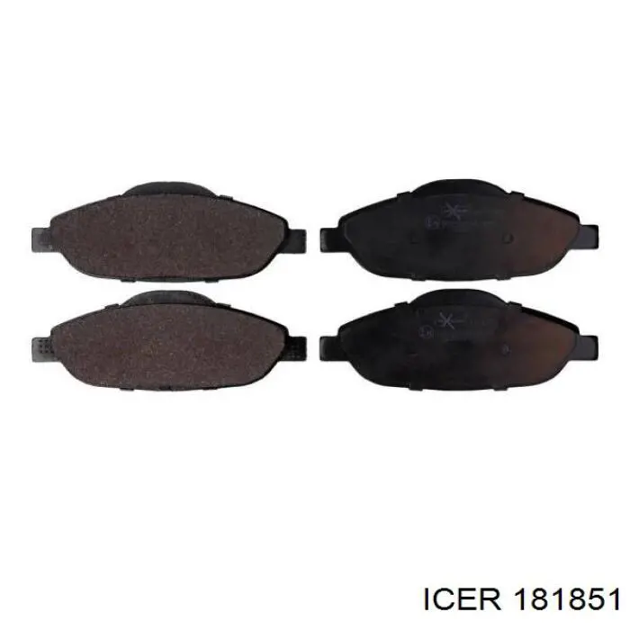 Колодки Icer 181851 цена, от 26.51 USD