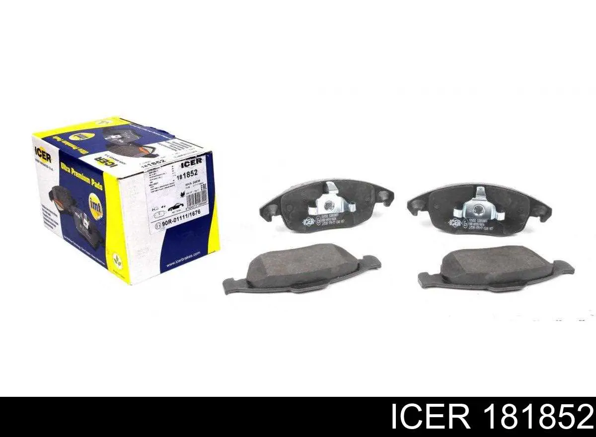 181852 Icer колодки тормозные передние дисковые
