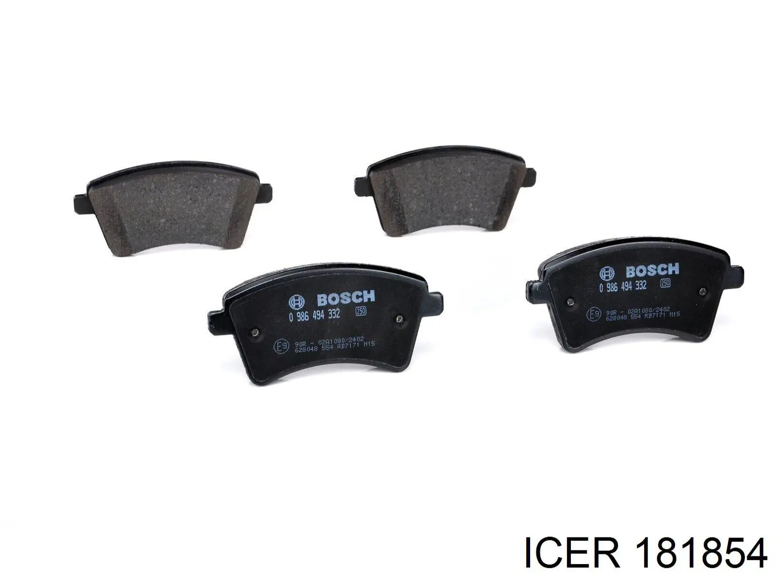 Тормозные колодки Icer 181854