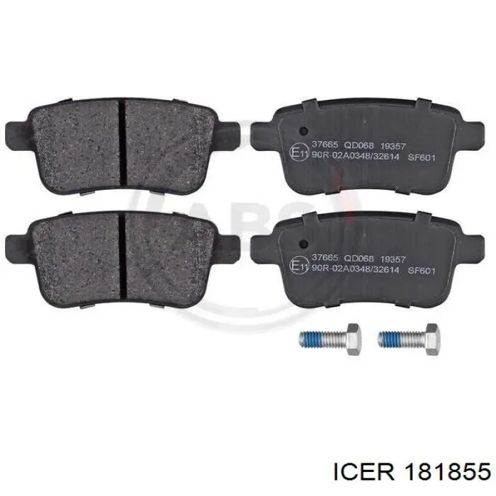 Колодки дисковые  Icer 181855 цена, от 18.33 USD
