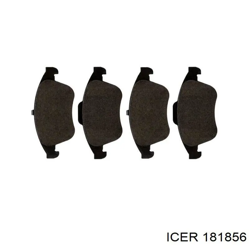 Передние тормозные колодки 181856 Icer