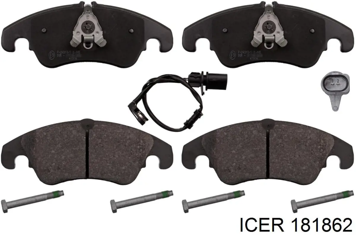 Колодки Icer 181862 цена, от 47.53 USD