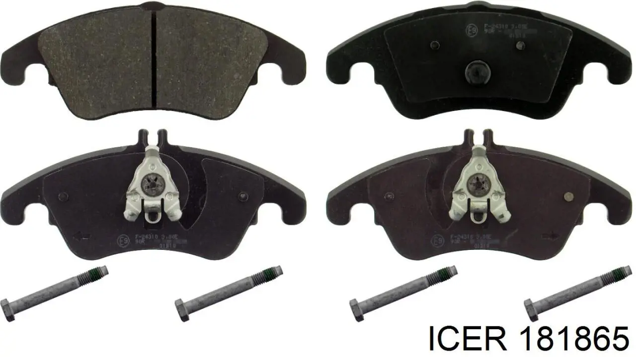 181865 Icer Колодки передние