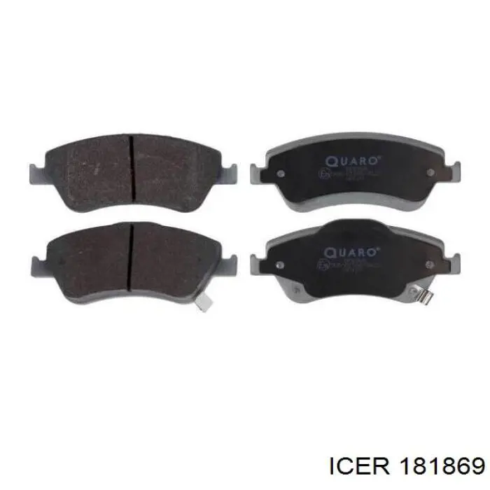 181869 Icer Колодки передние