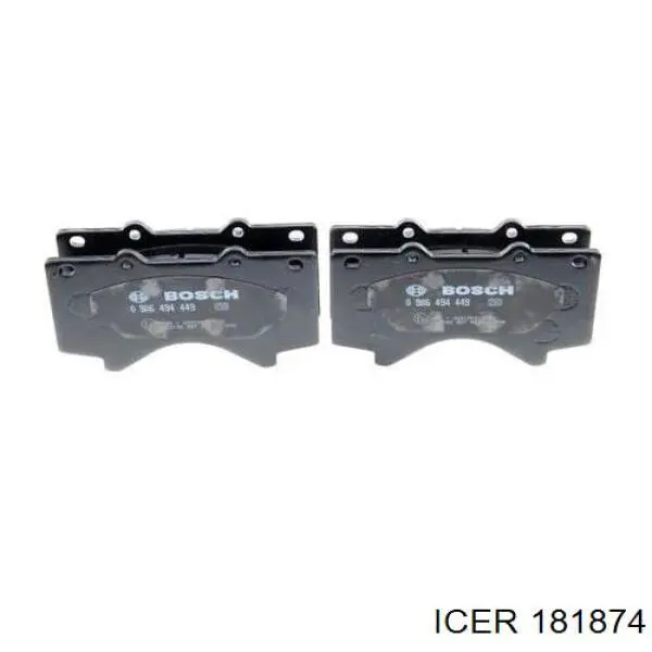 Колодки Icer 181874 цена, от 30.41 USD