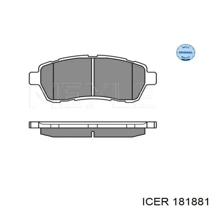 Колодки Icer 181881 цена, от 26.68 USD